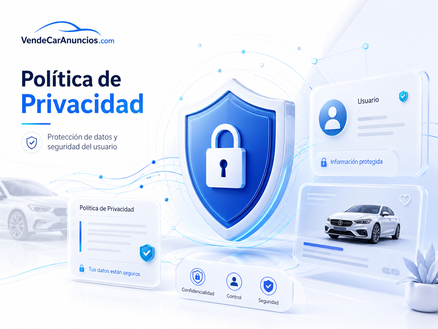 Política de Privacidad y protección de datos personales en Vendecaranuncios.com