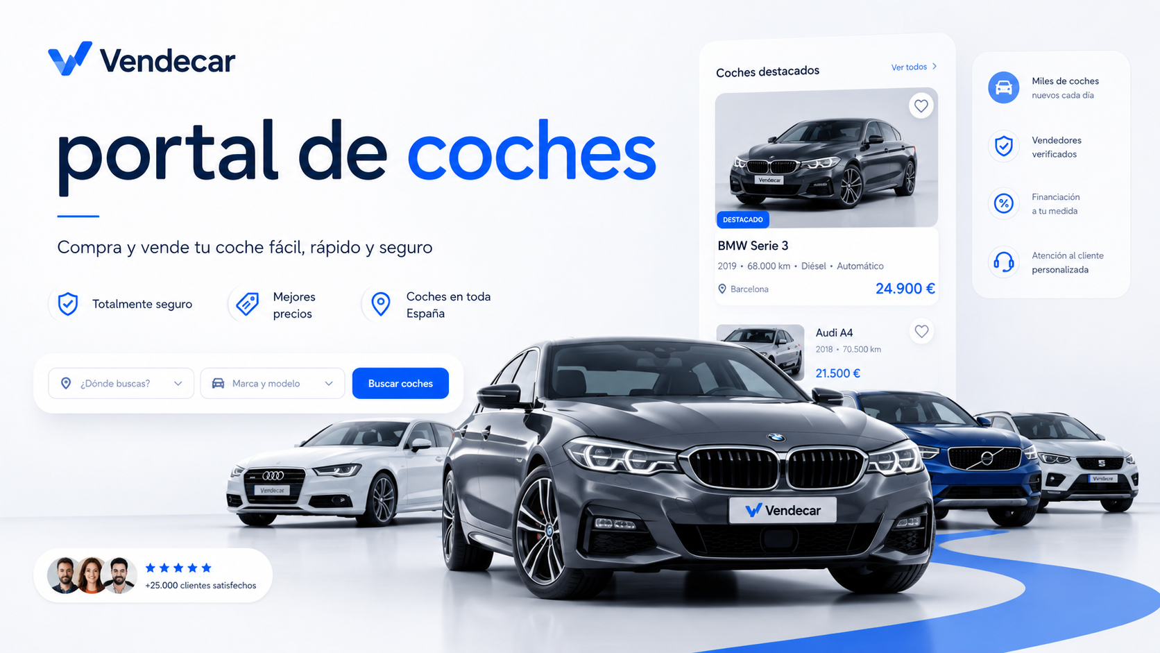 Portal de coches en Vendecaranuncios para comprar y vender coches online