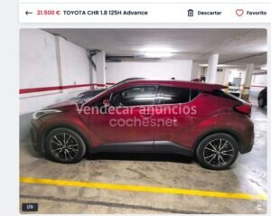 Toyota C-HR Hybrid 125H Híbrido SUV 122 CV